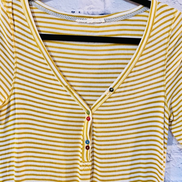 Anthro pure + good ribbed Henley dress - Picture 4 of 6